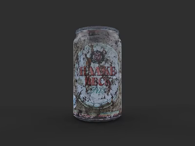 Hawke Back Beer Can As Everyday Household Item For Daily Use 3d model