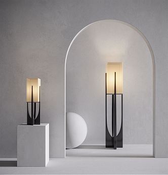 Modern lamp combination 3d model