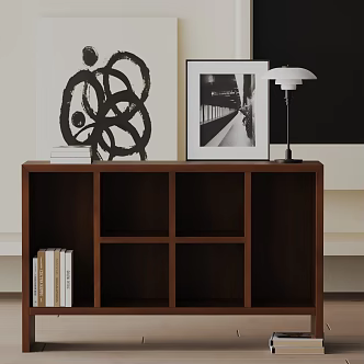 Modern Entrance Cabinet 3d model