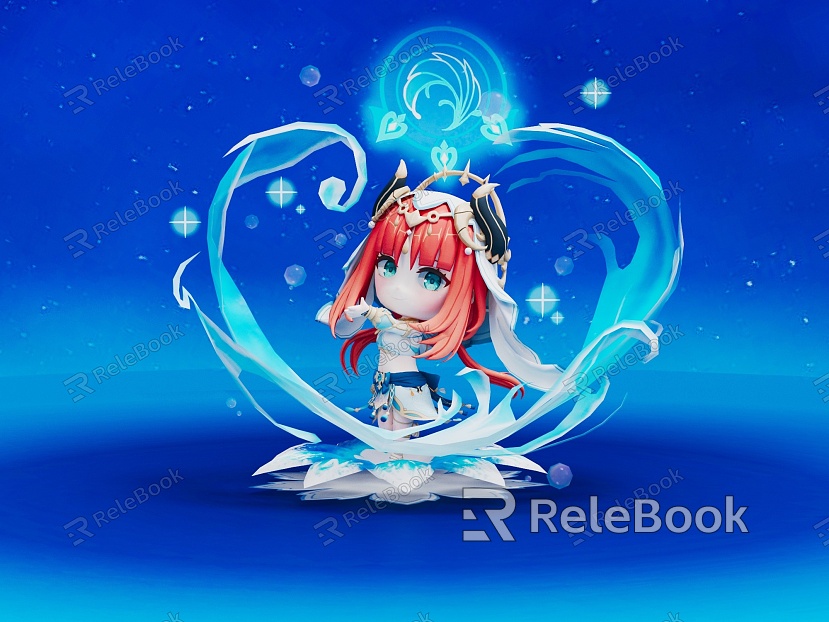 Modern Anime Character Cartoon Girl Cartoon Girl Lori model