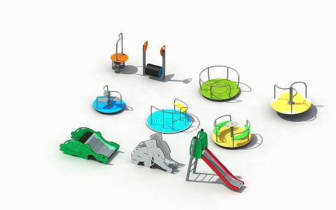 Modern Amusement Equipment 3d model