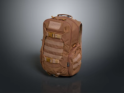 Camping backpack travel bag travel backpack camping bag mountaineering bag hiking backpack travel bag 3d model