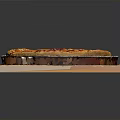 Delicious Pepperoni Pizza Topped With Onions Cheese And Tomato Sauce On Wooden Tray