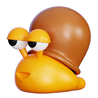 Modern Snail Small Snail Cute Snail Cartoon Snail Anime Snail 3d model