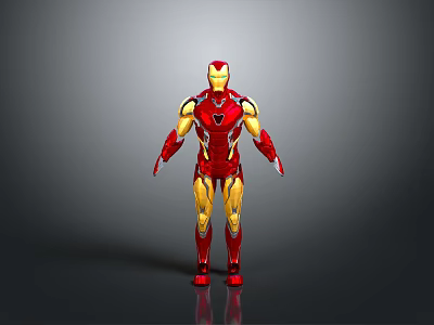 Iron Man Mechs Sci-Fi Character Robot Game Character Future Warrior 3d model