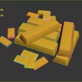 Luxury Shiny Golden Stacked Decorative Ornaments Set For Tabletop Display And Decoration