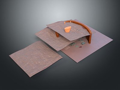 cave realism 3d model