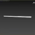 Modern Decorative Ornament Set With Metal Silver Black Striped Long Frame