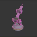 Industrial Robotic Arm With Multi Joint Structure And Sturdy Base Automation Equipment