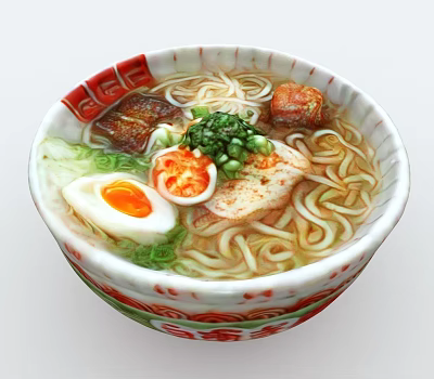Food ramen 3d model Food ramen 3d model