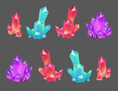 Modern Crystal 3d model