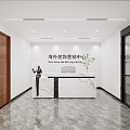 Modern Office Decoration Marketing Center Office 3d model