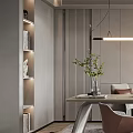 Modern study 3d model