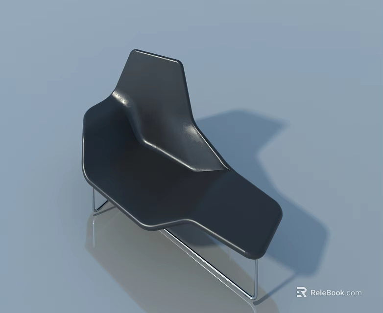 Modern Interior Swing Door With Sleek Design And Durable Material Finish 3d model 