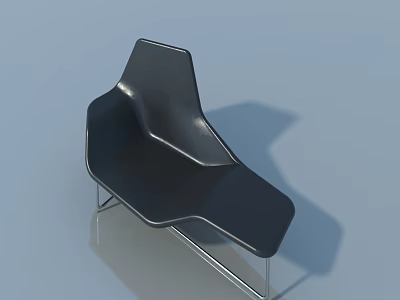Modern Interior Swing Door With Sleek Design And Durable Material Finish 3d model
