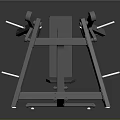 Professional Heavy Duty Leg Press Fitness Equipment With Metal Frame Design