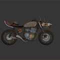 Motorcycle Two-wheeled Motorcycle Cross-country Motorcycle Road Race Motorcycle Motor Vehicle Transport 3d model