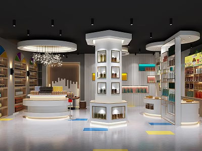 Modern Convenience Store 3d model