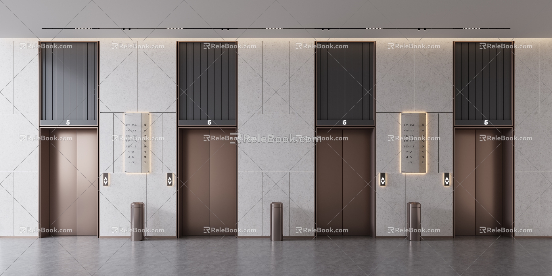 Modern Elevator 3d model