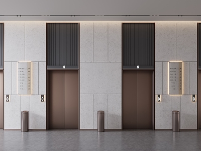 Modern Elevator 3d model