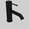 Modern Black Faucet With Diamond Pattern Textured Surface For Kitchen