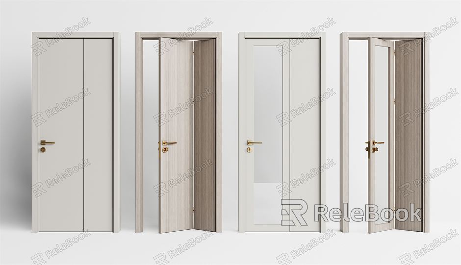 Modern folding door folding door combination model