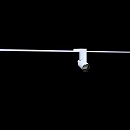 Sleek White Modern Track Light Furniture With Adjustable Head For Interior Use