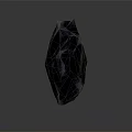 Modern Geometric Decorative Ornament Set With Dark Stone Texture For Interior Home Decoration