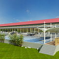 New Chinese Swimming Pool Rural Swimming Leisure 3d model