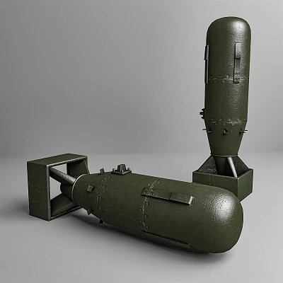 The Modern Bomb 3d model The Modern Bomb 3d model