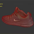 Nike Green And Gray Sports Shoes With Mesh Upper And Lace Up Design
