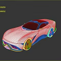 Sleek Silver Sports Car With Black Roof Large Wheels Smooth Body And Reflective Surface