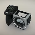 Professional Digital Camera Body Featuring Lens Mount Display Screen And Control Buttons 3d model