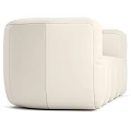 Modern Beige Sectional Sofa With Modular Block Design And Soft Upholstery 3d model