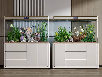 Light Luxury Fish Tank model