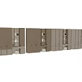 Modern Wardrobe Interior Design With Storage Shelves And Wooden Drawer Lighting