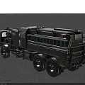 Green Military Truck With Six Wheel Design Heavy Duty Equipment And Spare Tire