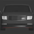 Silver Extended Luxury Car With Streamlined Design And Black Wheels On Dark Background