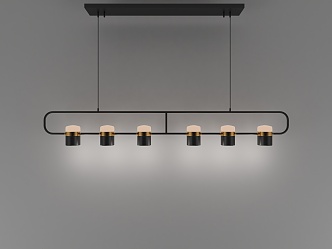 Modern chandelier 3d model