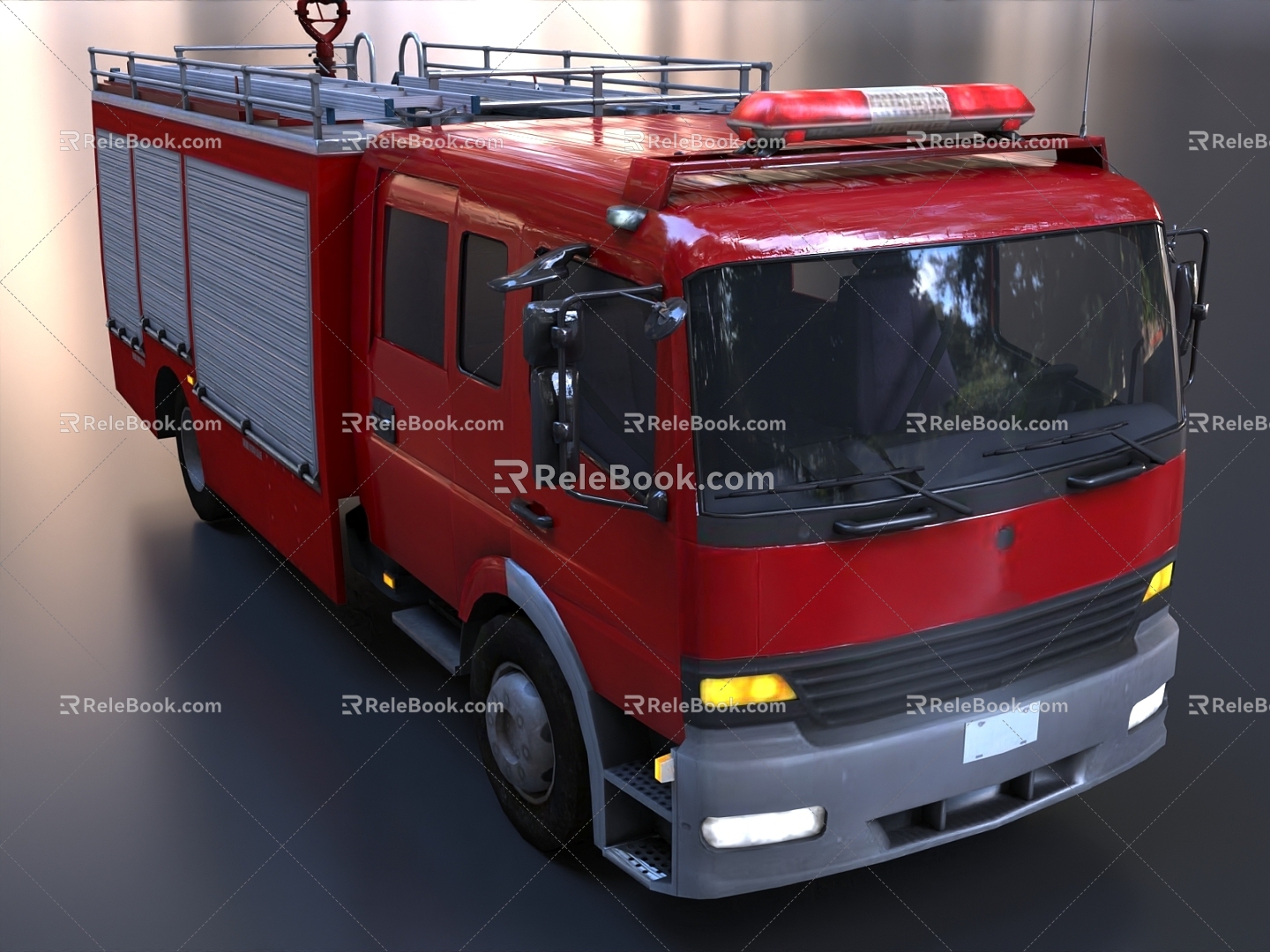 Fire truck, fire truck, special truck, rescue truck 3d model