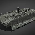Armored Vehicle Armored Transport Vehicle Armored Carrier Launcher Light Tank Infantry Fighting Vehicle Low Face Number Low Model Simple Model Game Sub-era Film and Television Level 3d model
