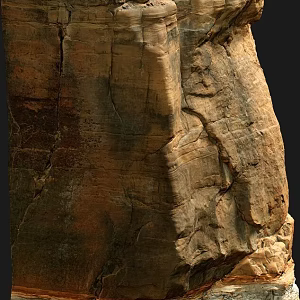Stone Rock Reef Desert Stone Cliff Pebbles Gravel Shale Big Stone 3d model