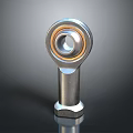 Stainless Steel Spherical Plain Bearing With Circular Outer Ring And Hexagonal Base
