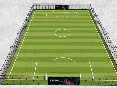 Modern Football Stadium Standard Football Stadium Sports Park Landscape 3d model