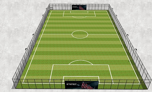 Modern Football Stadium Standard Football Stadium Sports Park Landscape 3d model