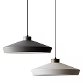 Modern Minimalist Pendant Lights with Black and White Shades for Home Interior Design