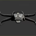 Advanced Aerospace Spaceship Design With Sleek Body And Thrusters For Cosmic Travel