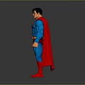 Superman Action Figure With Detailed Blue Suit Red Cape Yellow Belt And Classic S Logo