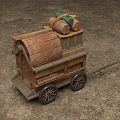 Carriage Cartoon Carriage Games Carriage 3d model