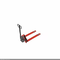 Industrial Red Manual Pallet Jack With Ergonomic Handle And Steel Forks Equipment